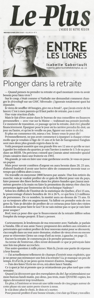 second souffle - article billet journal le plus 2016